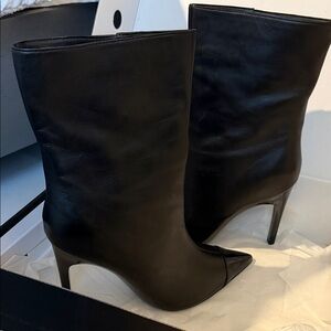 Nine West Black Heeled Boots